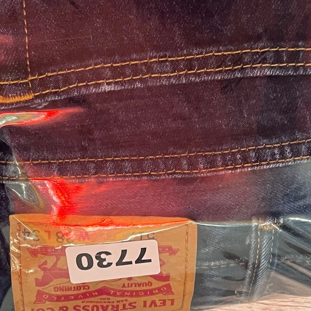 Levi's 517 Bootcut Jeans Mens 38x34‎ Blue Dark Wash Denim Vintage Style